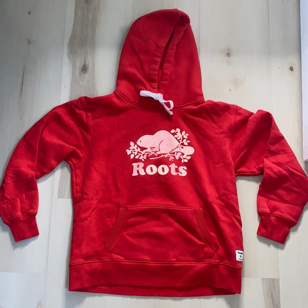 Roots Red Crew Neck Sweater